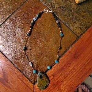 Hand crafted Stone Pendant Necklace